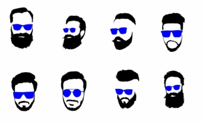 400x240 Beard Silhouette Png