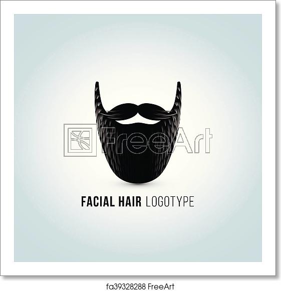 Free Art Print Of Isolated Male Face With Mustache And Beard 561x581 Free Art Print Of Isolated Male Face With Mustache And Beard