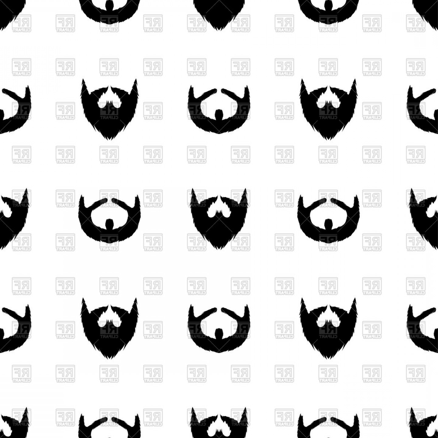 1440x1440 Beard Vector Hoodamath