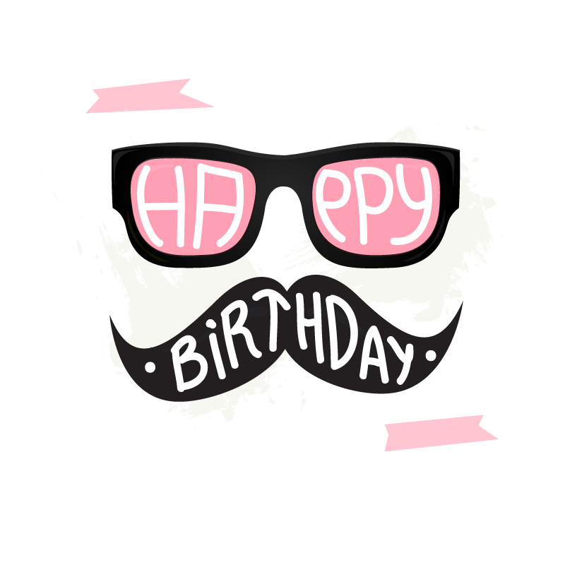 800x800 Download Beard Vector Wish Greeting To Birthday Cake Clipart Png