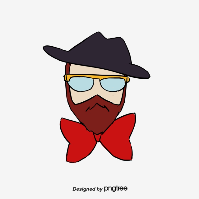 640x640 Download Free Png Vector Hat Beard Man, Hat Vector, Beard Vector