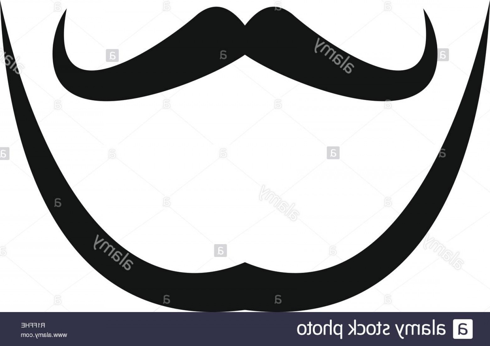 1560x1100 Mustache And Beard Icon Simple Illustration Of Mustache And Beard