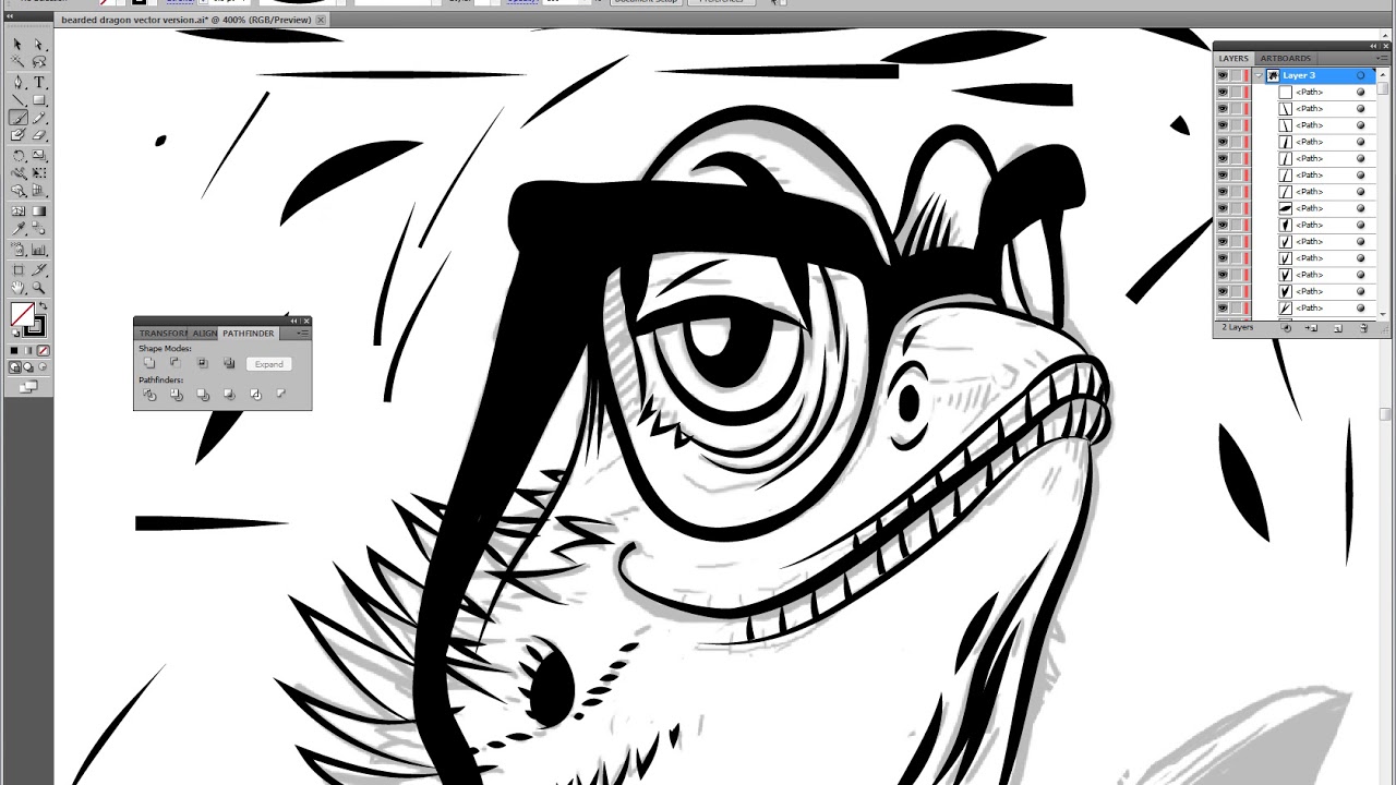 1280x720 Bearded Dragon Vector