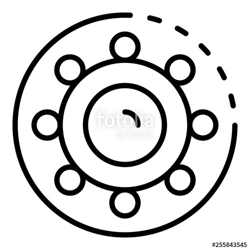 Car Bearing Icon Outline Car Bearing Vector Icon For Web Design 500x500 Car Bearing Icon Outline Car Bearing Vector Icon For Web Design