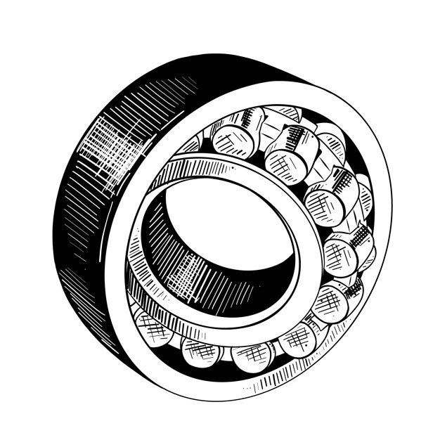Hand Drawn Sketch Of Metal Bearing In Black Vector Premium Download 626x626 Hand Drawn Sketch Of Metal Bearing In Black Vector Premium Download