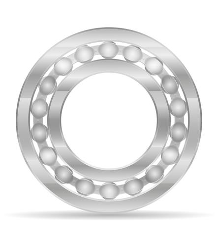 Metal Ball Bearing Vector Illustration 443x490 Metal Ball Bearing Vector Illustration