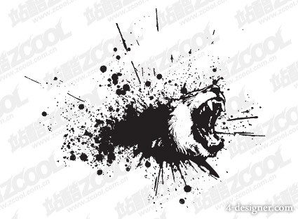 Designer The Ferocious Bear Vector 425x313 Designer The Ferocious Bear Vector