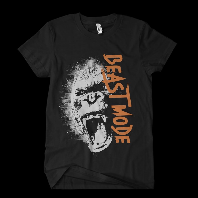 Beast Vector T Shirt Design 800x800 Beast Vector T Shirt Design