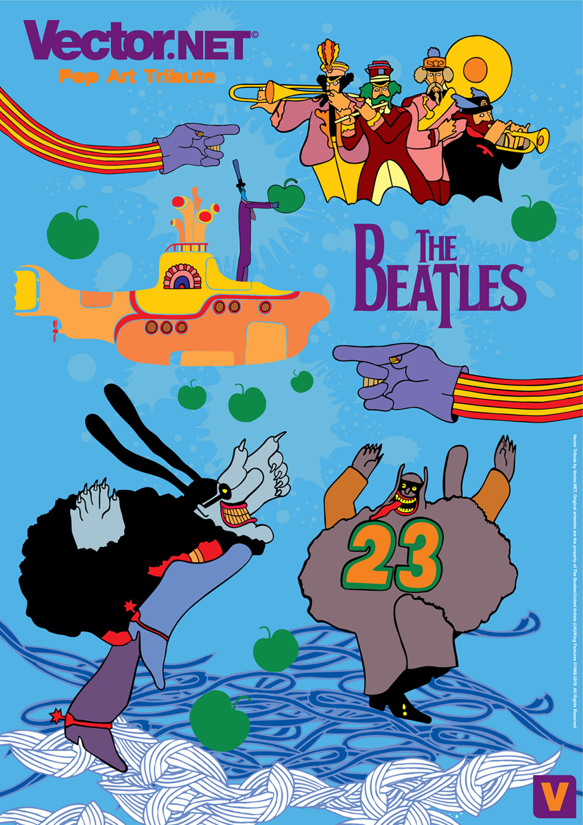 850x1202 Beatles Art