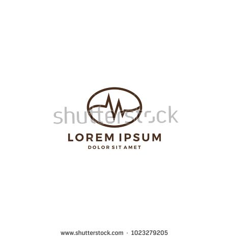 450x470 Healthy Coffee Heart Beat Logo Vector Download