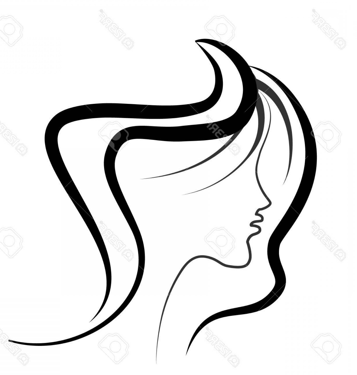 1482x1560 Girl Face Vector Clip Art Hoodamathrun