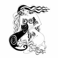 200x200 Beautiful Face Free Vector Art