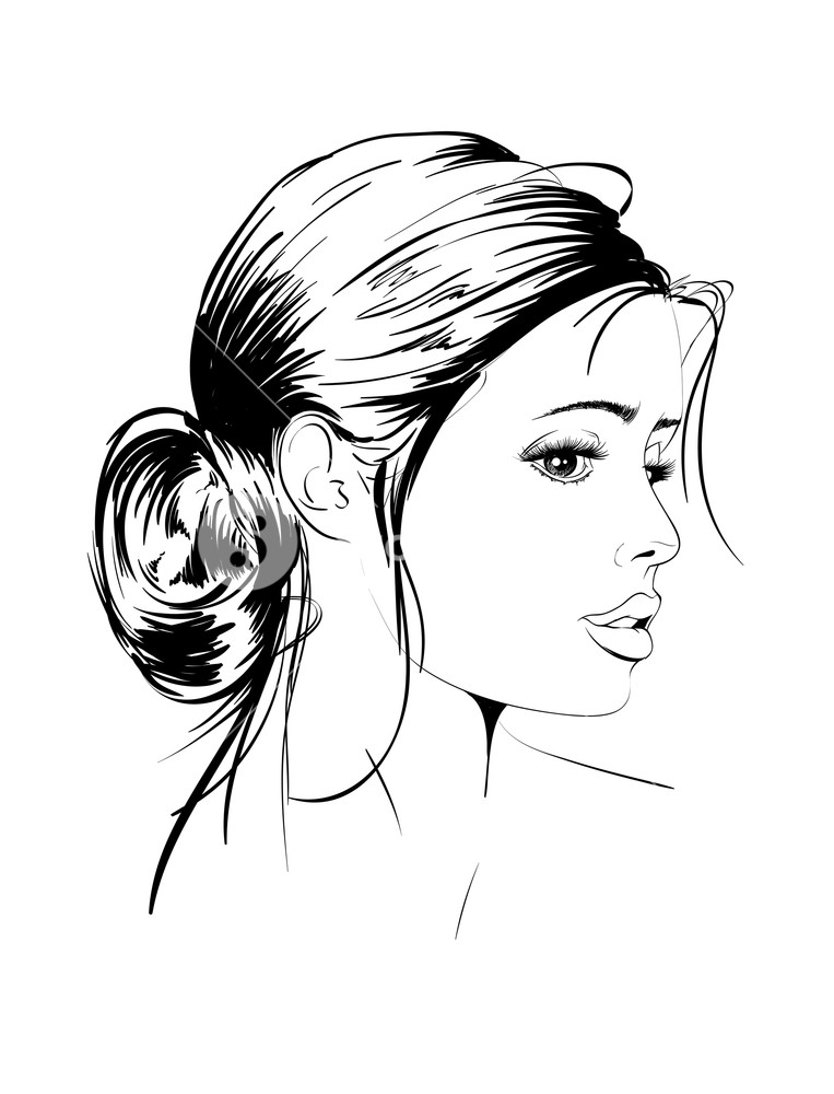 Beautiful Girl Vector at Vectorified.com | Collection of Beautiful Girl ...