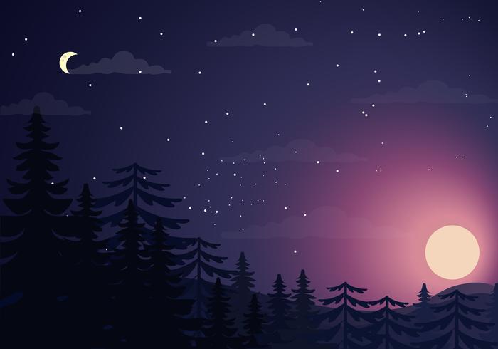 Beautiful Vector Landscape Illustration 700x490 Beautiful Vector Landscape Illustration