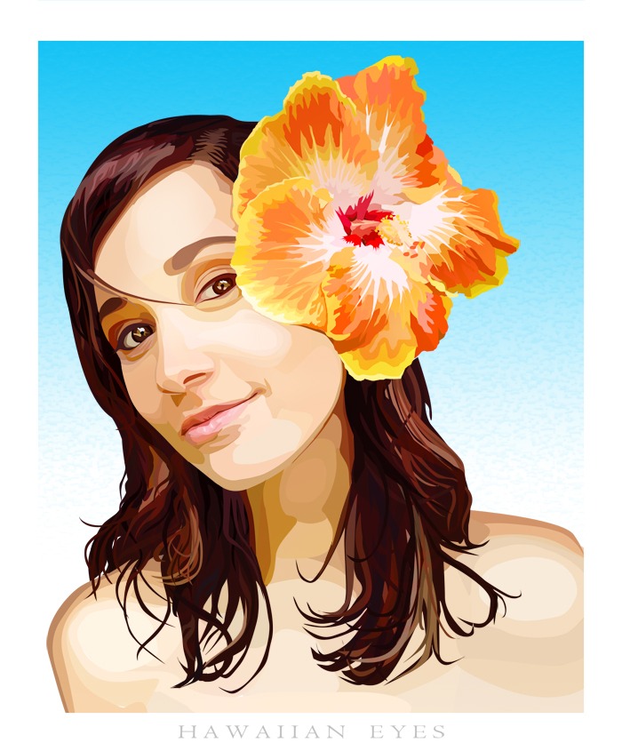 Vector Face Tutorial Beautiful Vector Portraits 700x845 Vector Face Tutorial Beautiful Vector Portraits