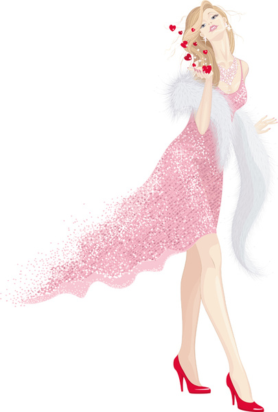 405x600 Beautiful Woman Design Elements Vector Free Vector In Adobe