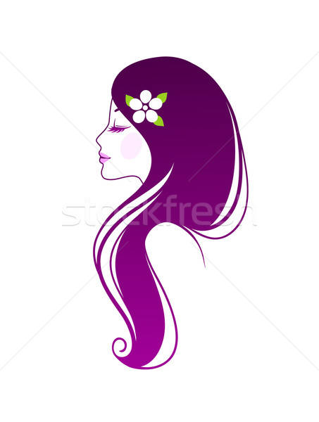 453x600 Beautiful Woman Vector Illustration Anastasiya Popova