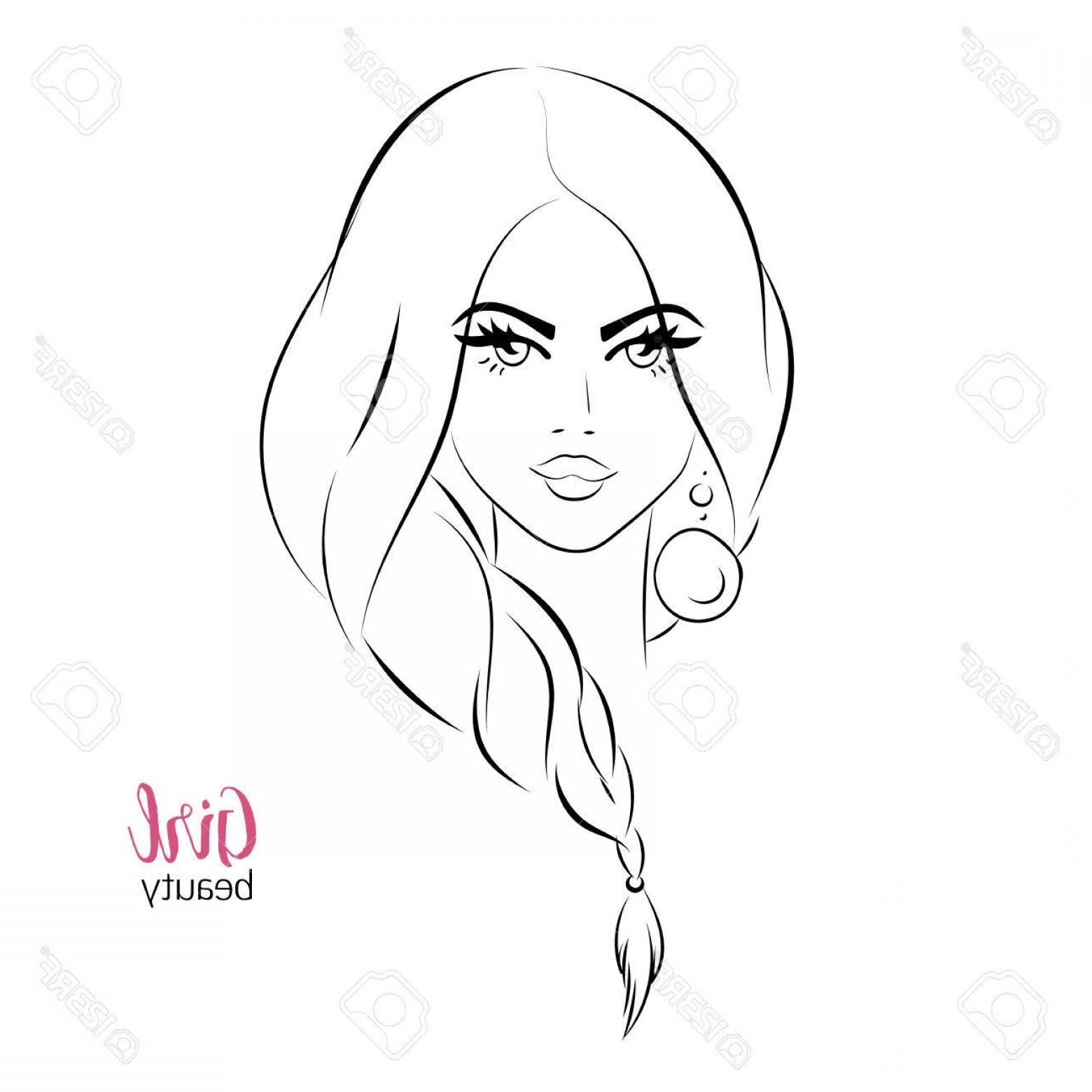 Beautiful Woman Vector at Vectorified.com | Collection of Beautiful