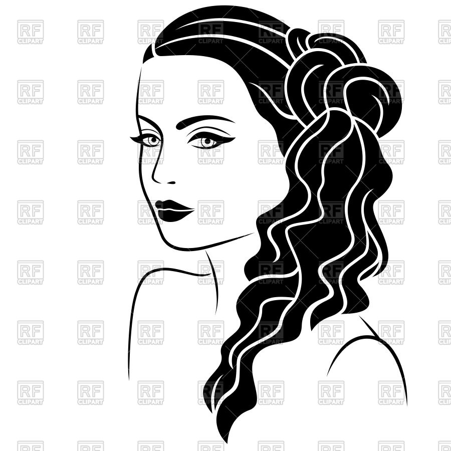 900x900 Beautiful Girl With Hair Tail Portrait