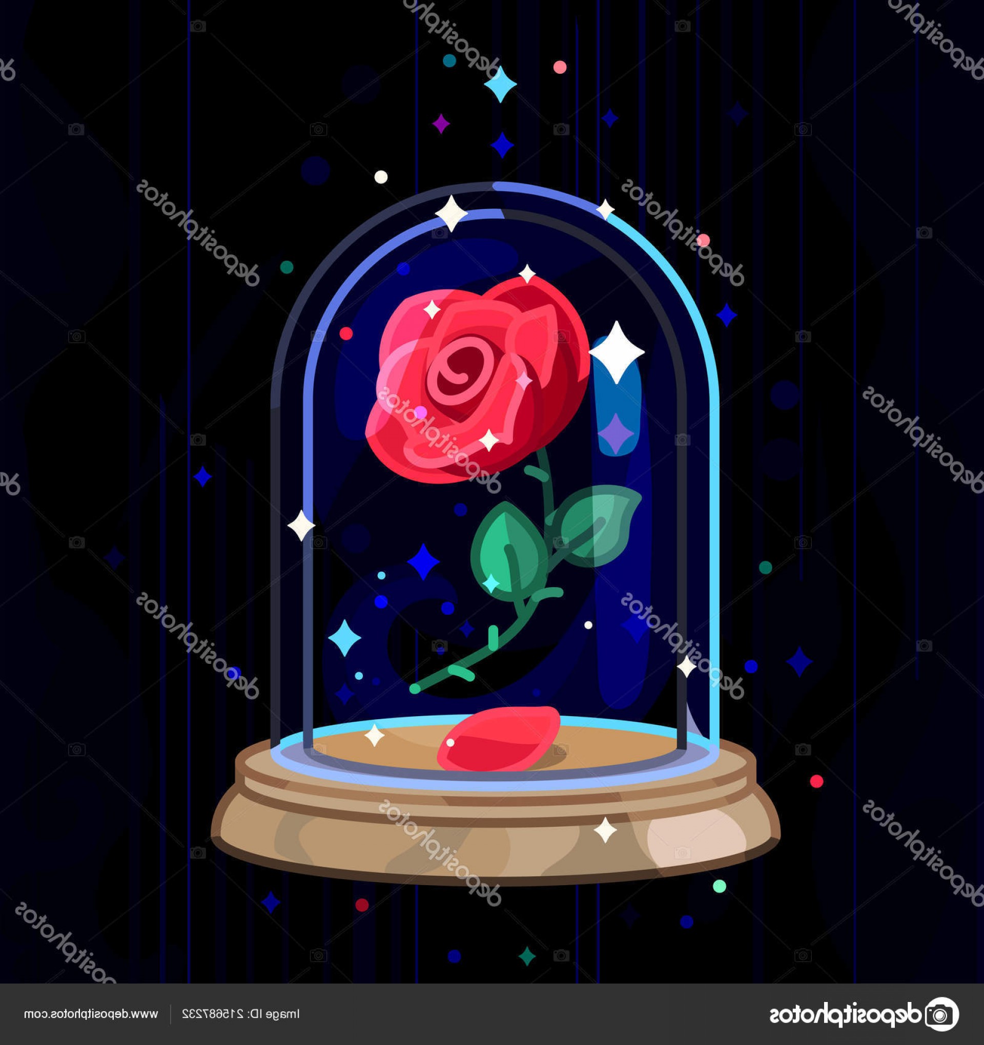 1920x2040 Stock Illustration Vector Beauty Beast Vintage Rose Cqrecords