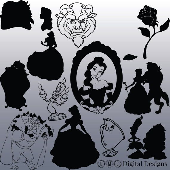 Beauty And The Beast Rose Vector at Vectorified.com | Collection of ...