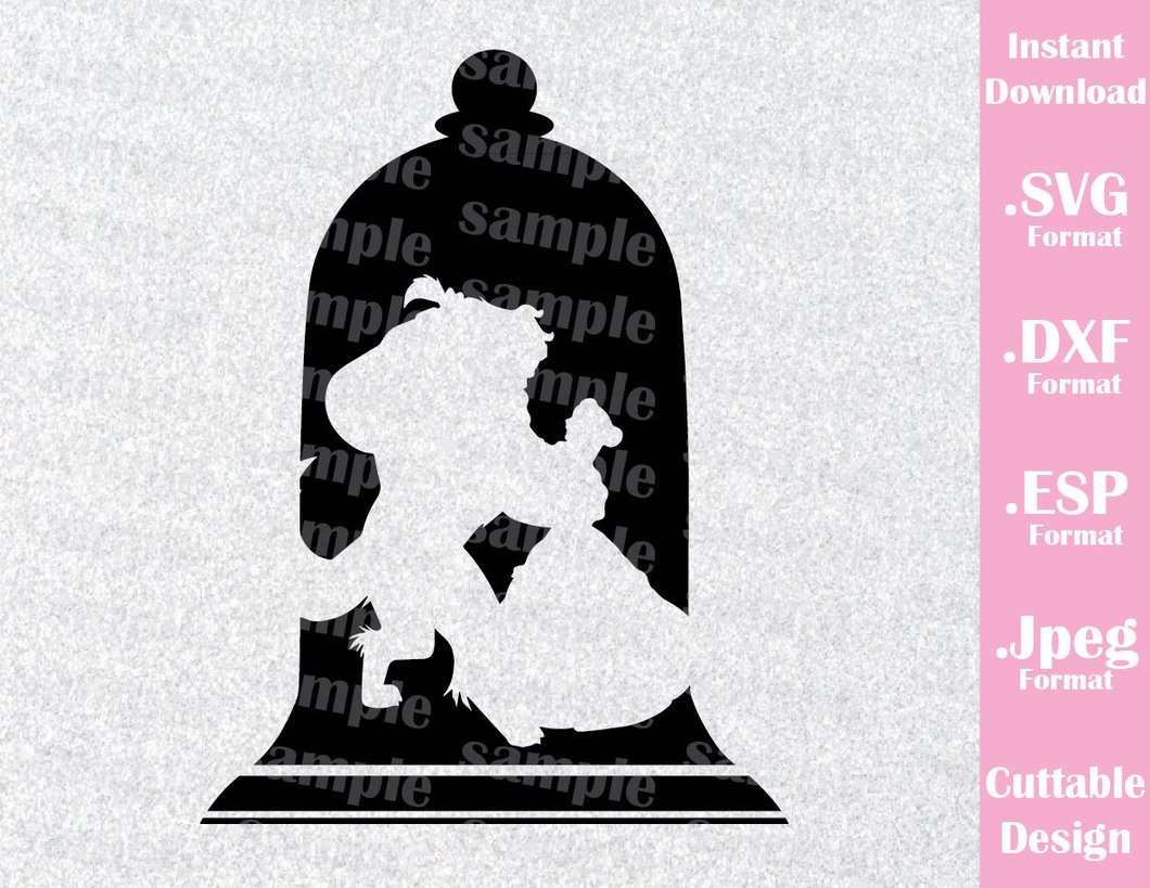 1060x819 Collection Of 'beauty Beast Silhouette' Download More Than