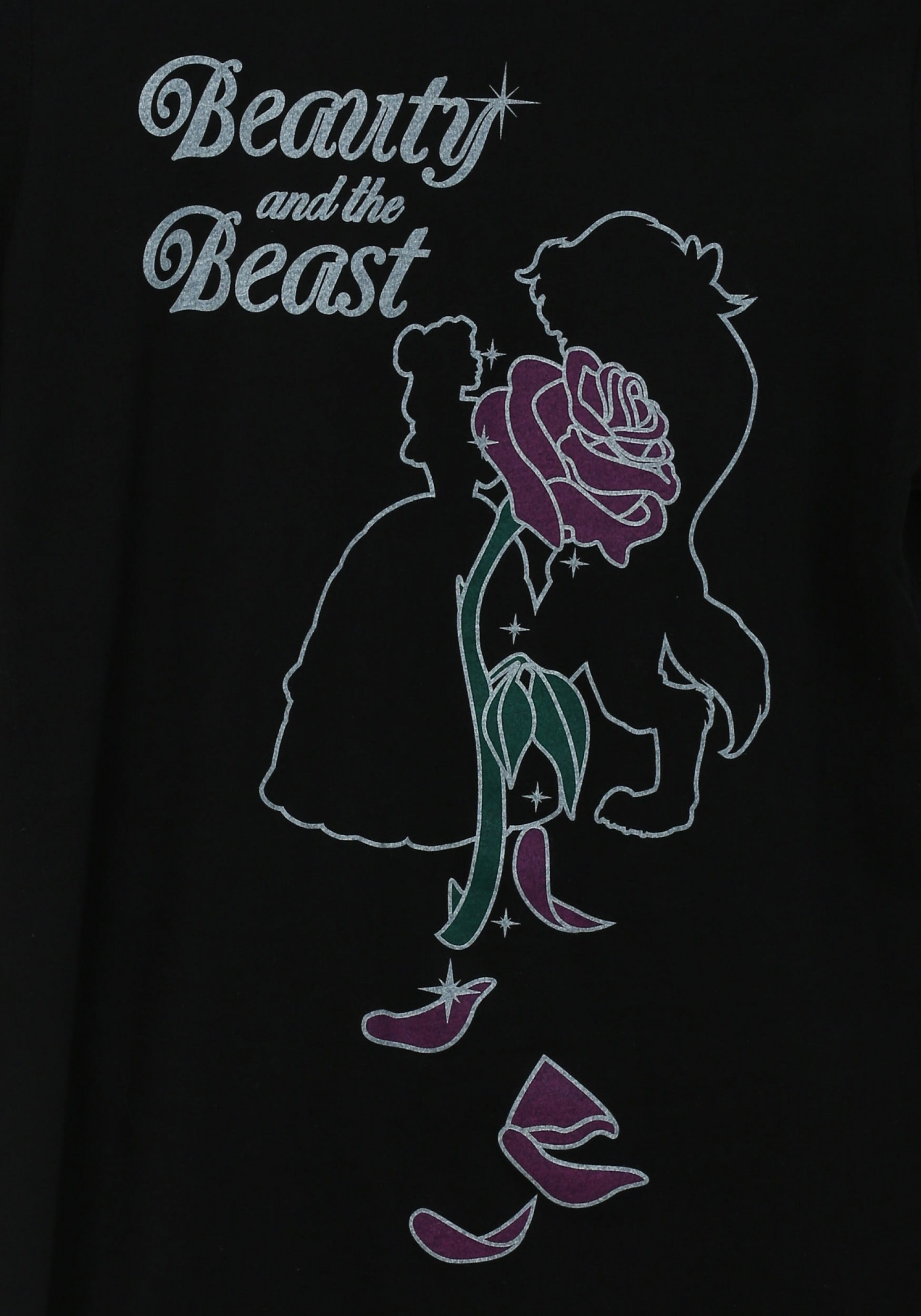 2520x3600 Beauty And The Beast Rose Silhouette Vector Handandbeak