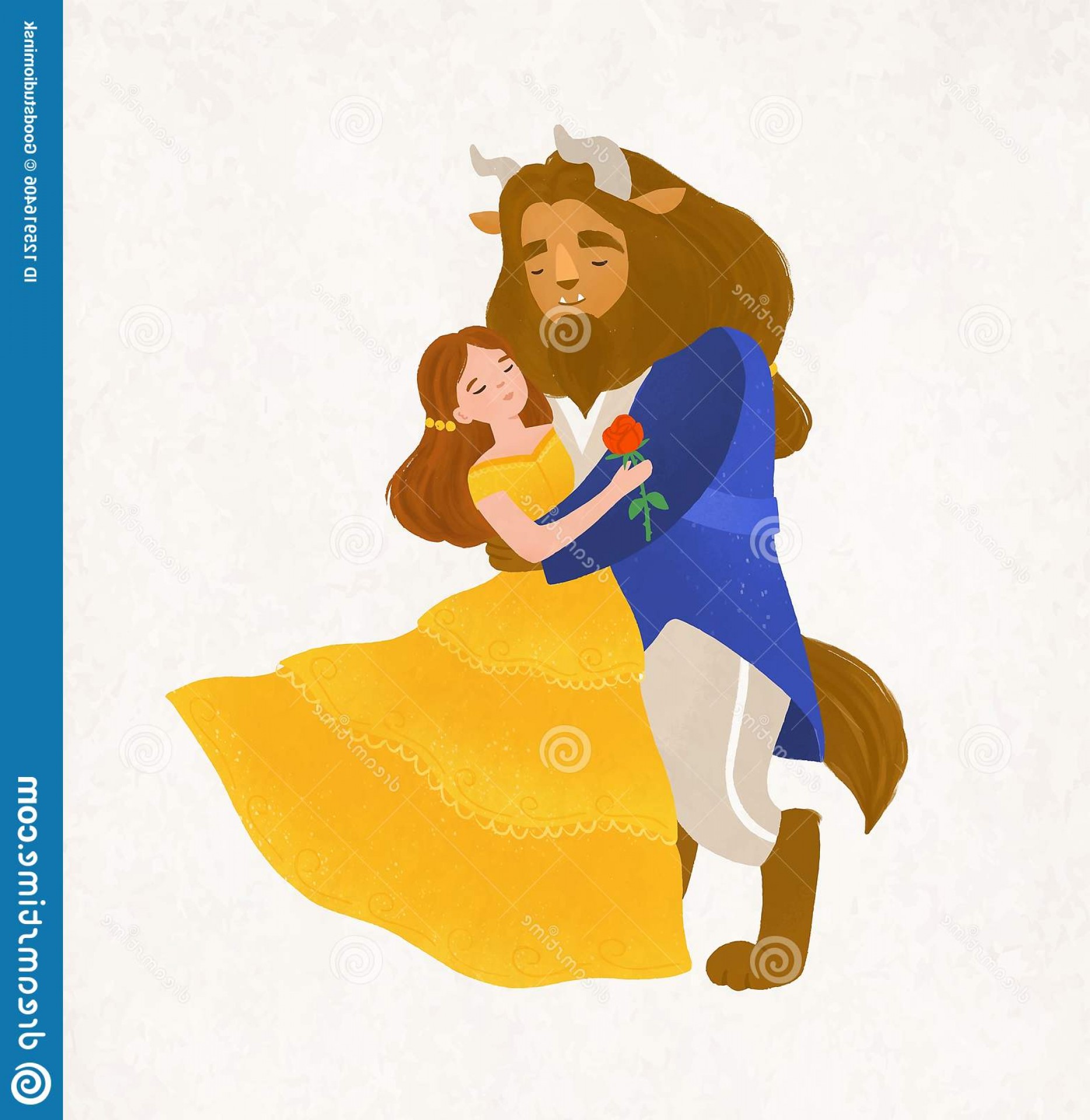 1869x1920 Beauty Beast Dancing Waltz Young Woman Bewitched Creature Magic