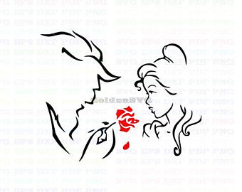 340x270 Beauty Beast Cutfile Etsy