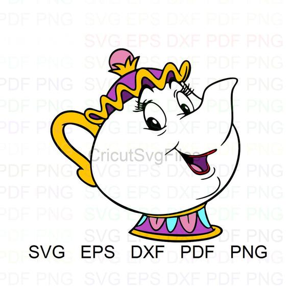 Mrs Potts Beauty And The Beast Vector Clipart Dxf Pdf Etsy 570x570 Mrs Potts Beauty And The Beast Vector Clipart Dxf Pdf Etsy