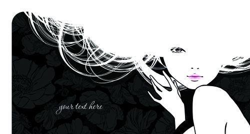 Hairdresser And Beauty Salon Theme Vector Background For Free 500x269 Hairdresser And Beauty Salon Theme Vector Background For Free