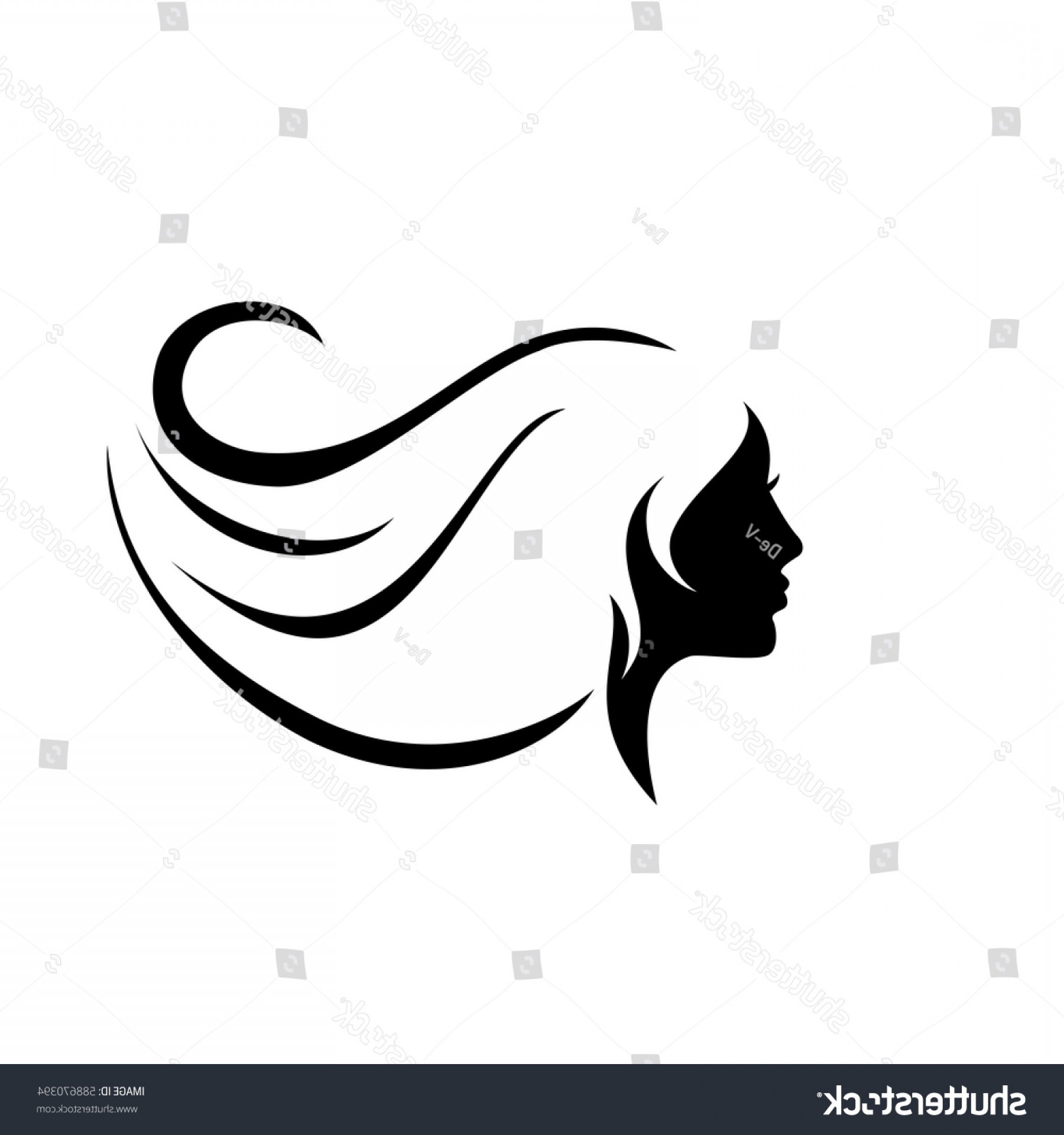 1800x1920 Beauty Woman Face Silhouette Profile Hair Geekchicpro