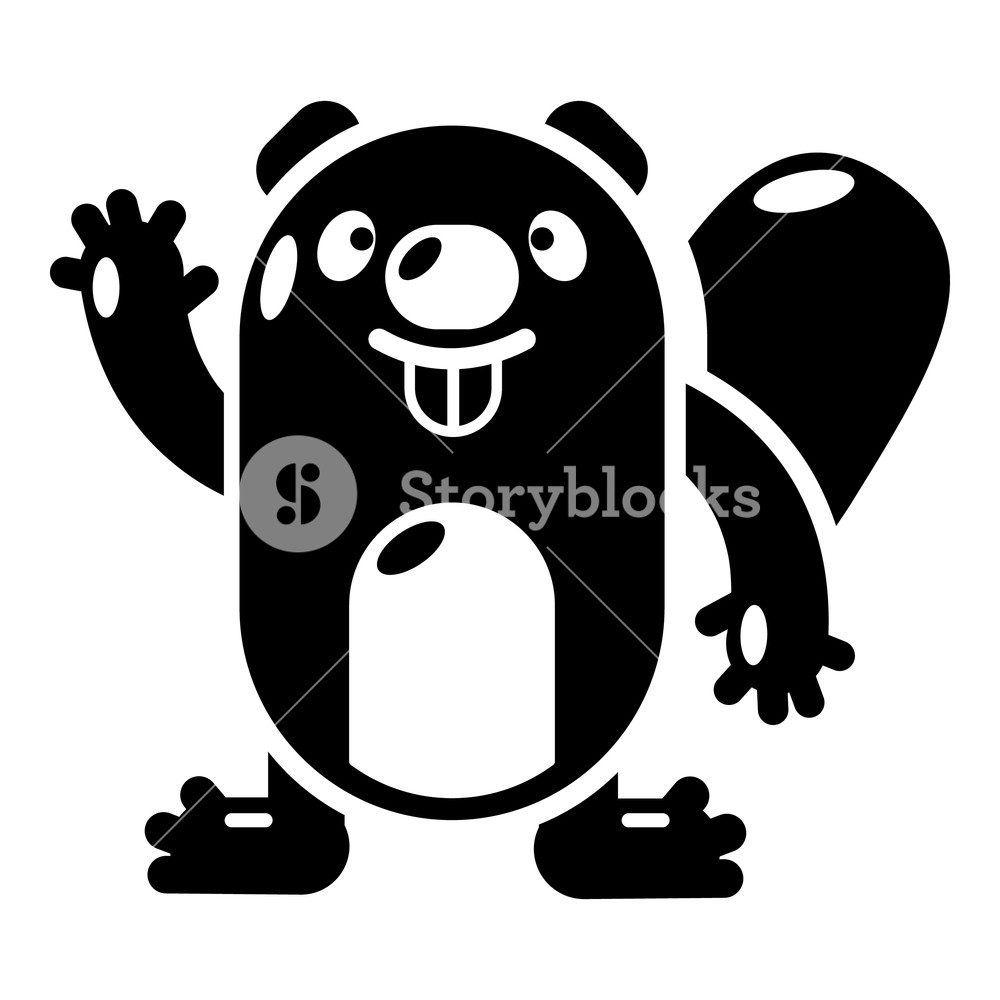 1000x1000 Beaver Icon Simple Illustration Of Beaver Vector Icon For Web