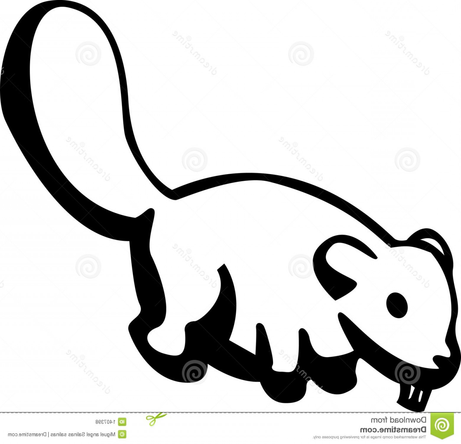 1560x1502 Vector Silhouette Beaver Createmepink