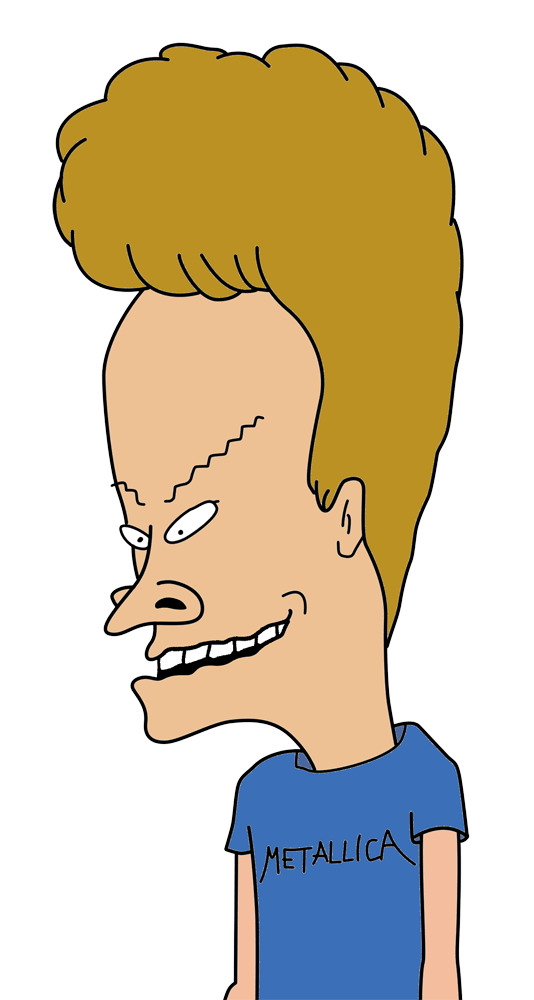 534x1000 Beavis Metallica Icons Png
