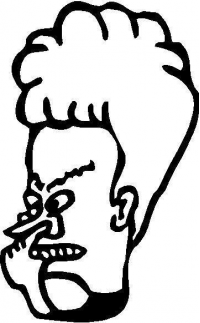 200x323 Custom Beavis And Butthead Decals And Beavis And Butthead Stickers