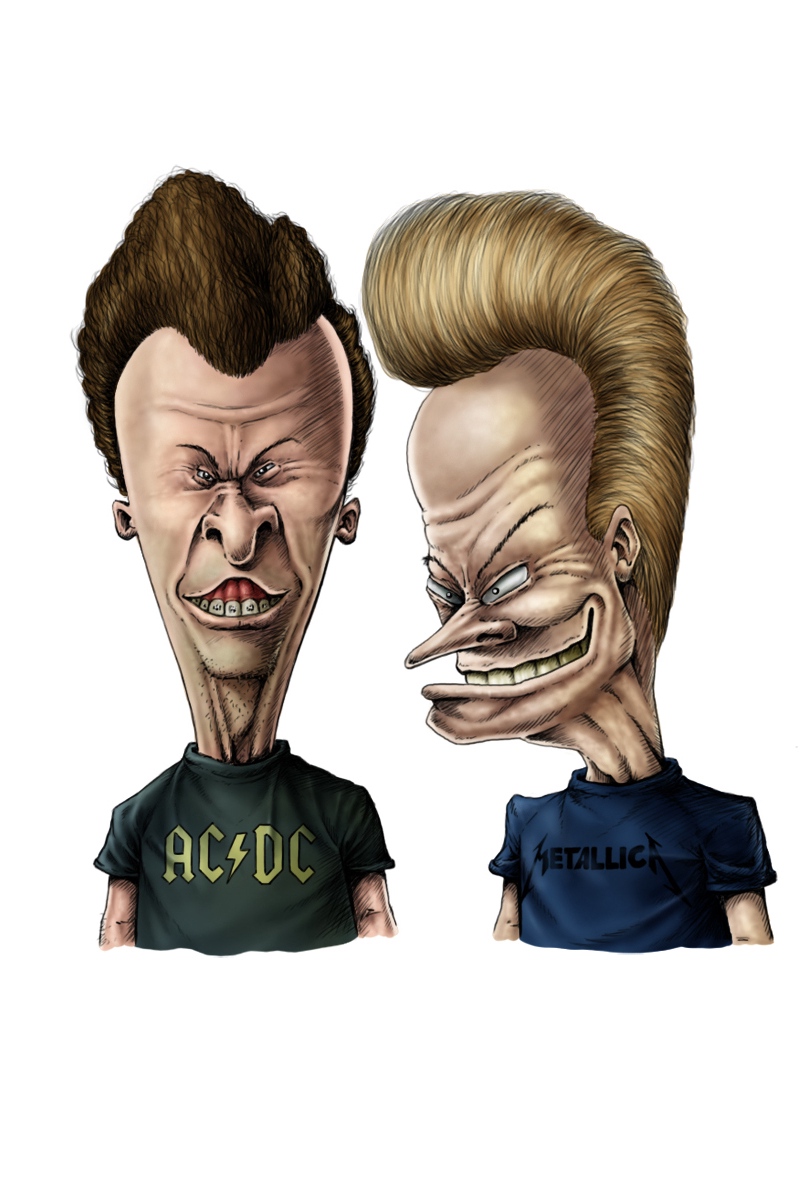 800x1200 Download Wallpaper Beavis And Butt Head, Teens, Highland