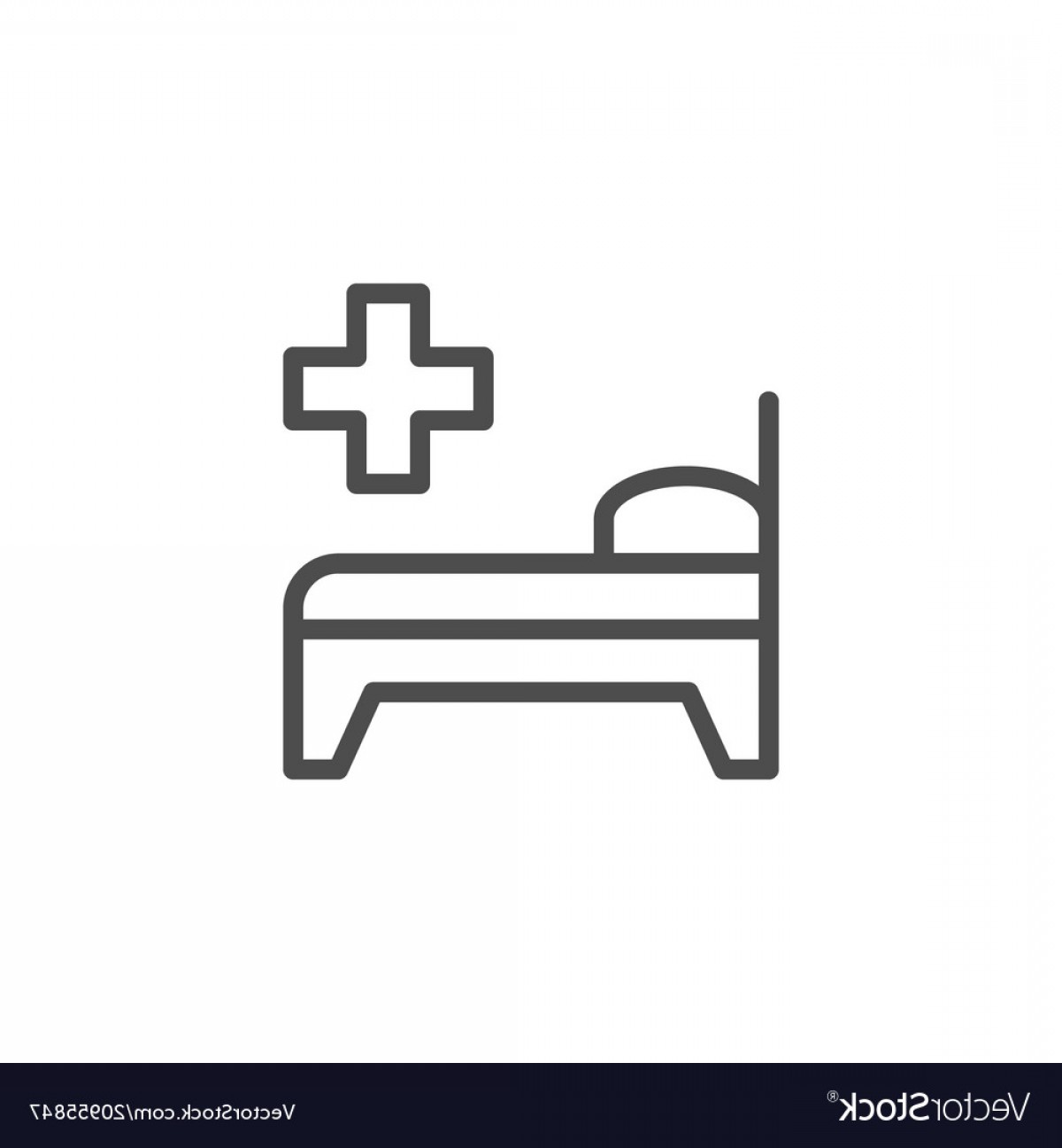 1200x1296 Hospital Bed Icon Vector Savoyuptown