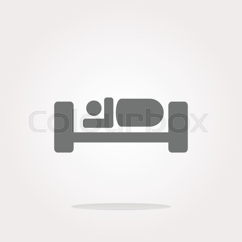 800x800 Bed Icon Bed Icon Vector Bed Icon Stock Vector Colourbox