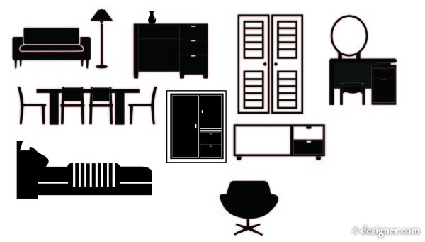 600x341 Designer Furniture Silhouettes