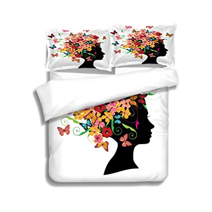 425x425 Family Bed Vector Illustration Of A Woman Head