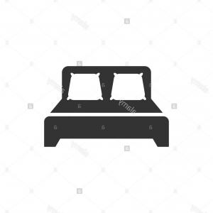 300x300 Hotel Icon Lodging Bed Vector Illustration Newwaysys