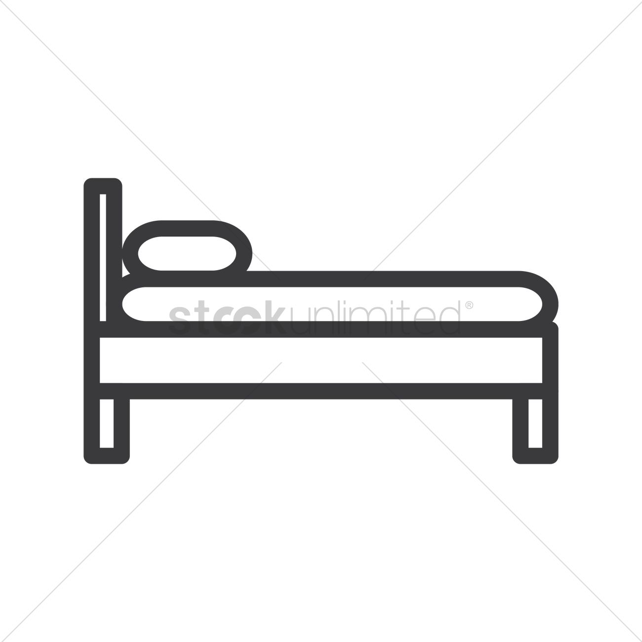 Bed Vector At Collection Of Bed Vector Free For