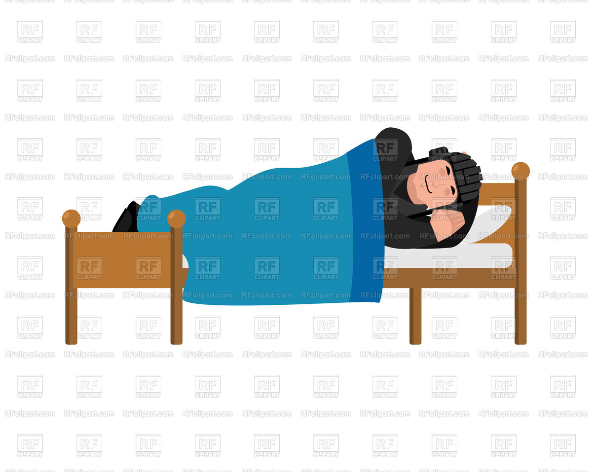 1200x957 Tankman Sleeping On Bed Vector Image Of People Popaukropa
