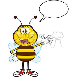 Bee Cartoon Vector