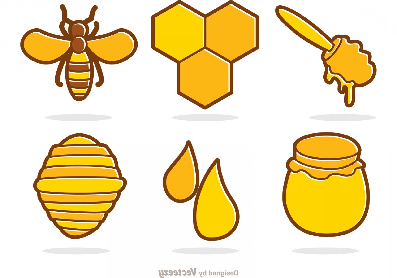 Honey And Bee Cartoon Vector Soidergi 1680x1176 Honey And Bee Cartoon Vector Soidergi