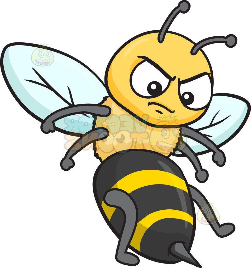 961x1024 Best Surging Pictures Of Cartoon Bees An Angry Bee Clipart