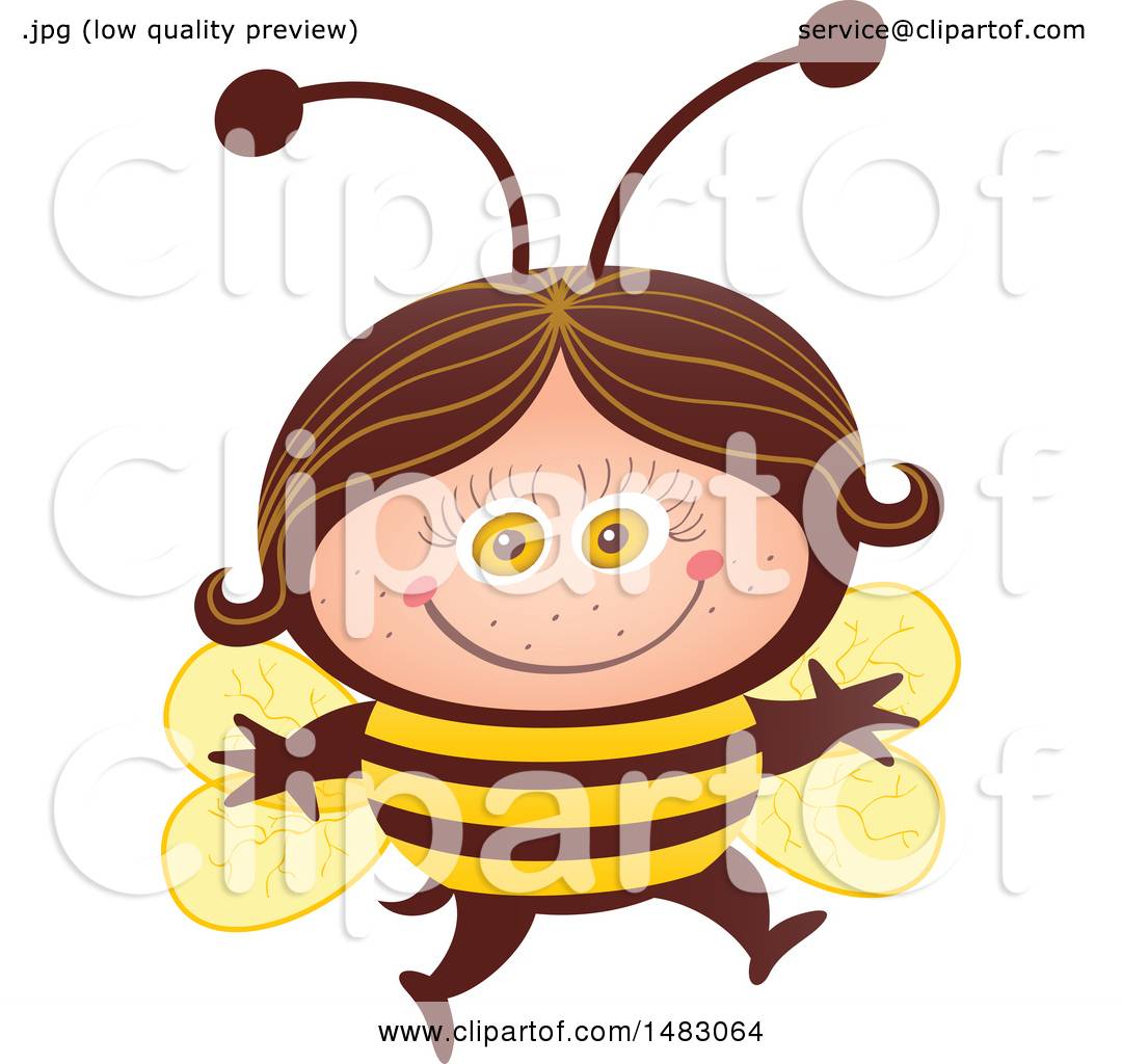 1080x1024 Halloween Bee Clipart