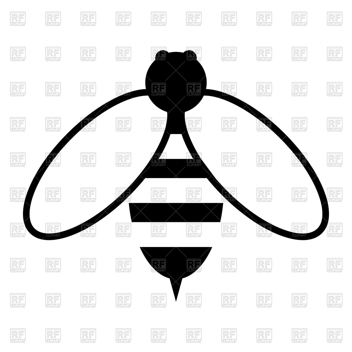 Bee Black Color Icon Vector Image Of Silhouettes, Outlines 1200x1200 Bee Black Color Icon Vector Image Of Silhouettes, Outlines