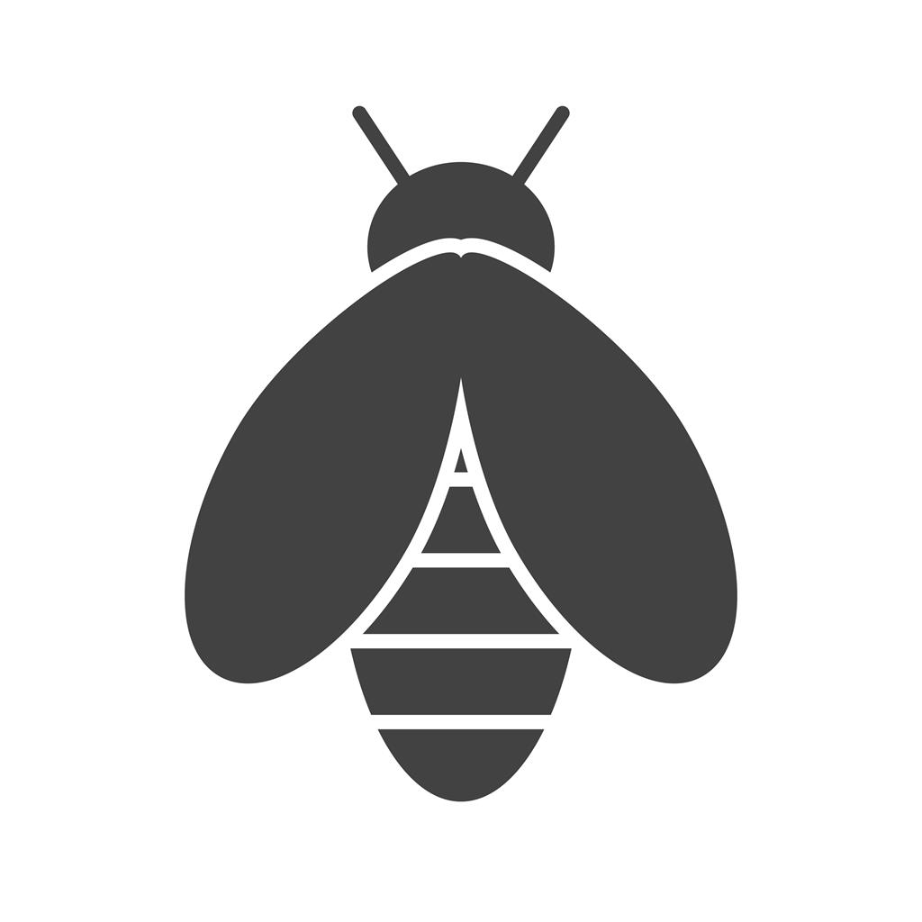 Bee Glyph Icon 1024x1024 Bee Glyph Icon